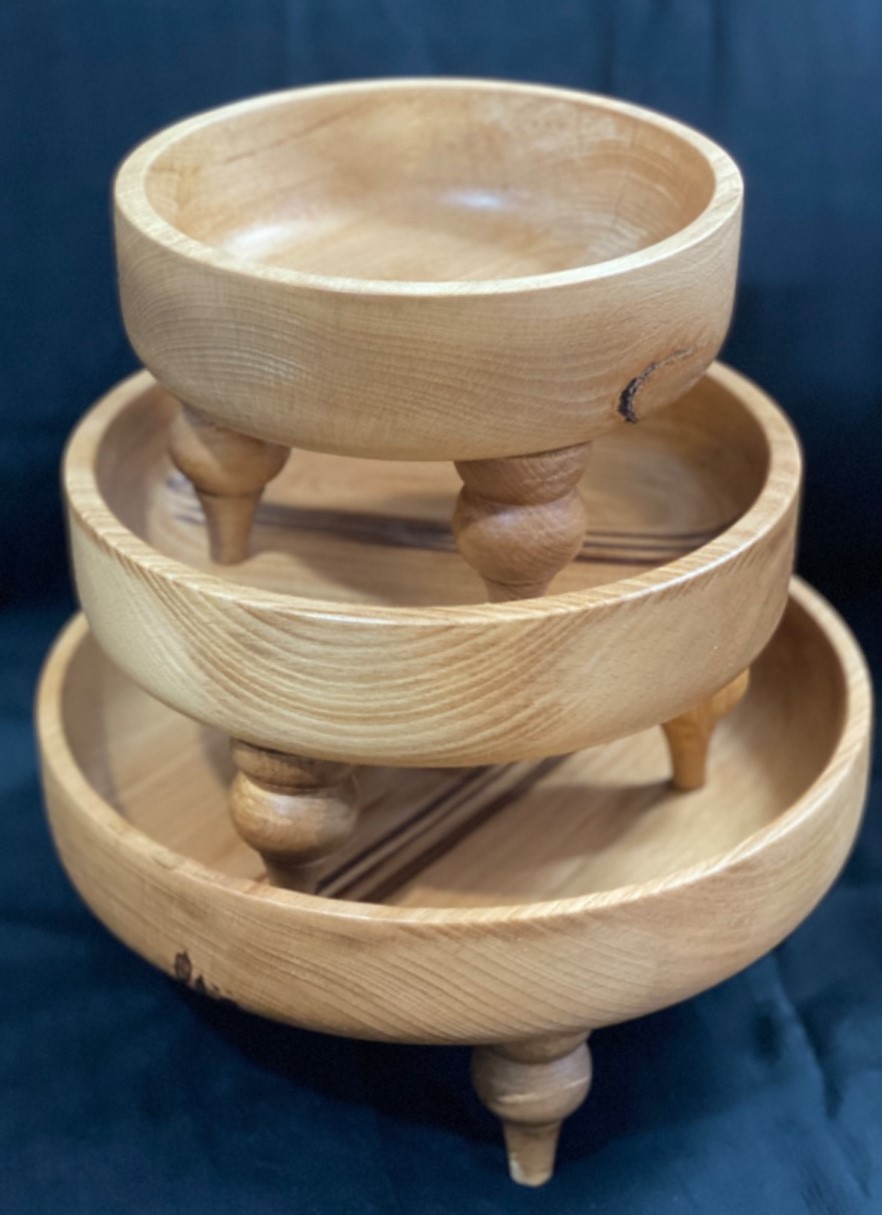 کاسه سه تکه پایه دار